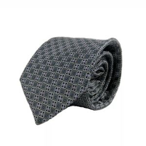 Hugo Boss Black Label Steel Gray Floral Tie
